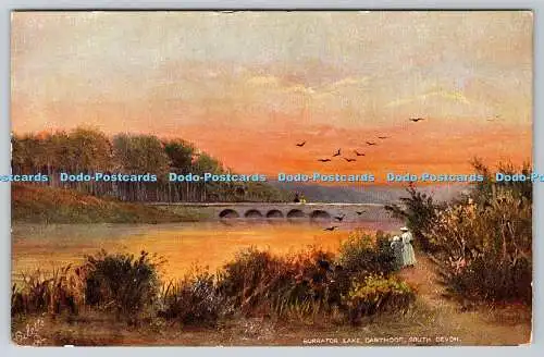 R749757 South Devon Dartmoor Burrator Lake Raphael Tuck and Sons Oilette Postcar