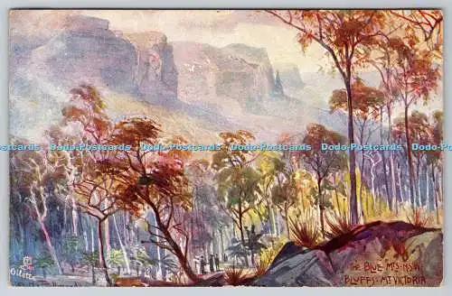 R749772 The Blue Mountains N S W Bluffs Mt Victoria Raphael Tuck and Sons Oilett