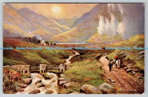 R749774 North Wales Beautiful Britain Punt y Garth Raphael Tuck and Sons Oilette