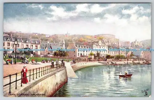 R749782 Oban Corran Esplanade Raphael Tuck and Sons Oilette Postkarte 7017