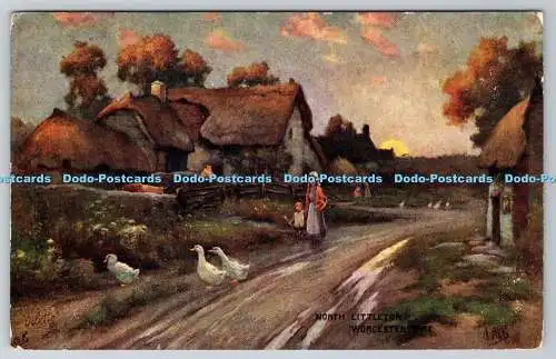 R749796 Worcestershire North Littleton Raphael Tuck and Sons Oilette Postkarte 73