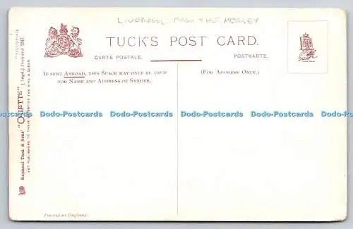 R749804 Liverpool aus der Mersey Raphael Tuck and Sons Oilette Postkarte 7247