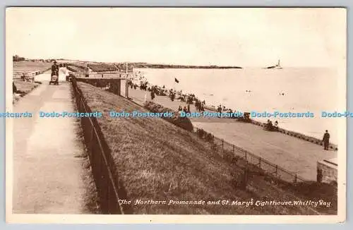 R749829 Whitley Bay The Northern Promenade and St Mary Lighthouse M and L Nation