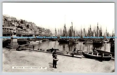 R749843 Brixham Inner Harbour 1897 D F und H M Stone