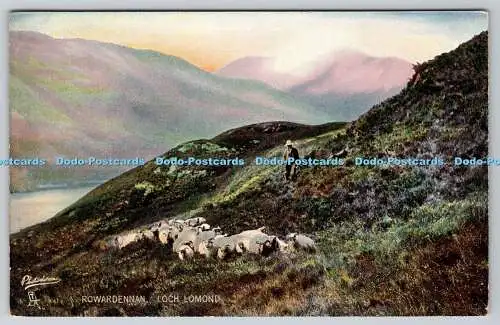 R749879 Loch Lomond Rowardennan Raphael Tuck and Sons Photochrome Series 4496