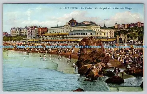 R749894 Biarritz Le Casino Municipal et la Grande Plage L Jugand