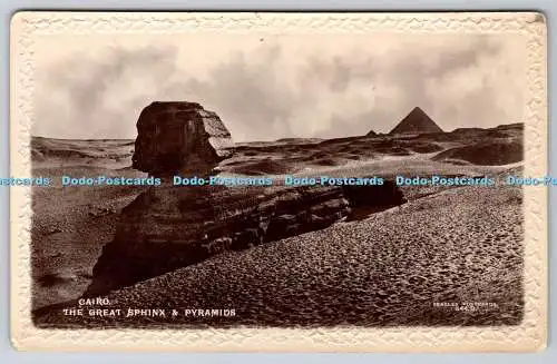 R749898 Cairo The Great Sphinx and Pyramids J Beagles and Co Ltd RP