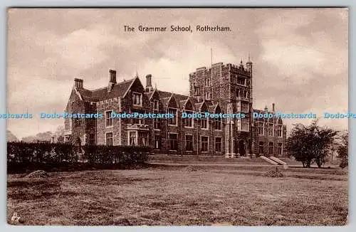 R749908 Rotherham The Gymnasium F G Wooller Raphael Tuck and Sons Photo Glo