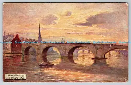 R749928 Burns Country Twa Brigs o Ayr Raphael Tuck and Sons Oilette Postkarte 769