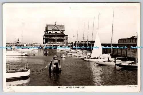 R749934 Lowestoft Yacht Basin Raphael Tuck and Sons RP 1954