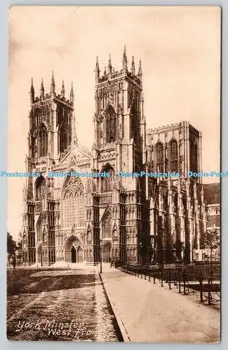 R750054 York Minster West Front F Frith and Co Ltd No 28793