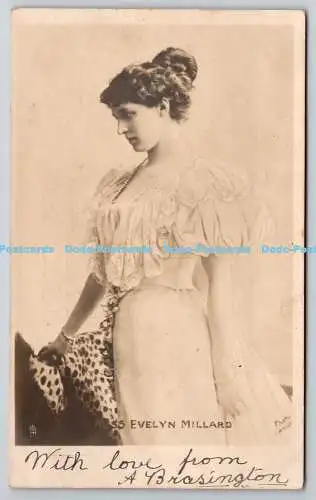 R750125 Miss Evelyn Millard Raphael Tuck and Sons Echtfoto Nr 30