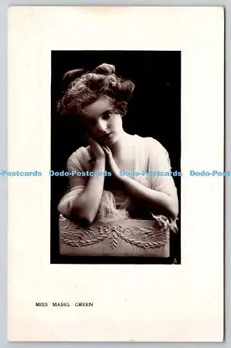 R750143 Miss Mabel Green Celebrities of the Stage Raphael Tuck and Sons RP No 53