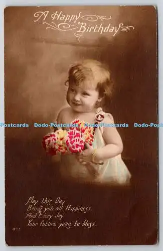 R750145 A Happy Birthday Small Baby RP Postkarte