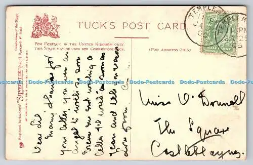 R750188 Miss Marie Studholme Raphael Tuck and Sons Silverette Postkarte Nr. S 552