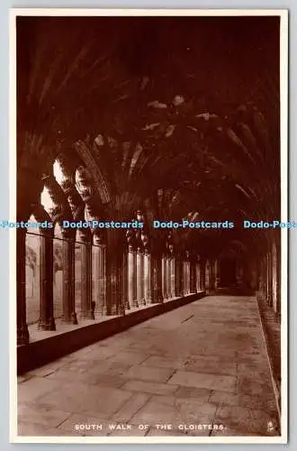 R750204 Canterbury Cathedral South Walk of the Cloisters Raphael Tuck and Sons S