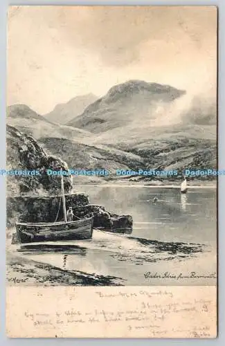 R750305 Cader Idris from Barmouth Raphael Tuck and Sons Art Series 996 F W Hayes