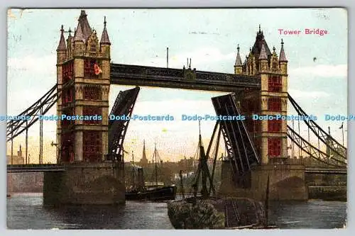 R751881 London Tower Bridge Postkarte