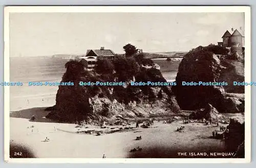 R751887 Newquay Die Insel Postkarte 1953