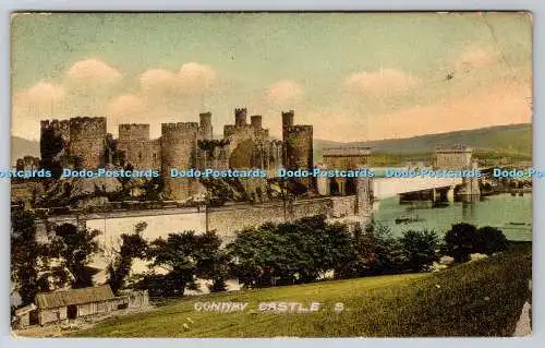 R751894 Conway Castle S Postkarte 1906