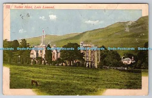 R751902 Loch Lomond Tarbet Hotel Postkarte 1911