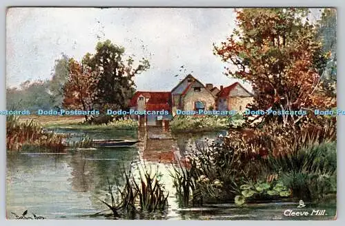 R751906 Sleeve Mill Up the River Raphael Tuck and Sons Aquarette Postkarte 642