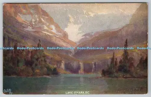 R751980 Lake O Hara B C Raphael Tuck and Sons Canadian Pacific Railway Oilette S