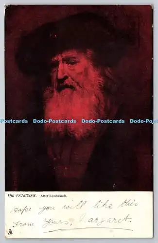 R750809 The Patrician Raphael Tuck and Sons Rembrandesque Series 830 Rembrandt 1