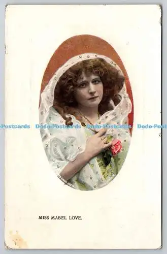 R750811 Miss Mabel Love Philco Publishing Co Serie 2107 B 1908