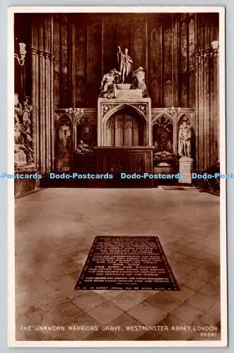 R750818 London Westminster Abbey The unknown Warrior Grave Valentine and Sons Lt