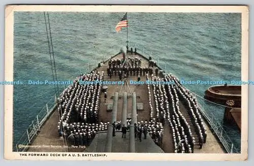 R752094 The Forward Deck of a U S Battleship International Film Service C T Amer