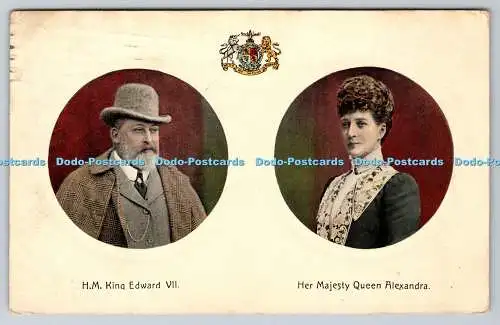 R752097 H M King Edward VII Her Majesty Queen Alexandra National Series No S 207