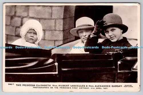 R752098 The Princess Elizabeth Hon Hubert Lascelles and Hon Alexander Ramsay J B