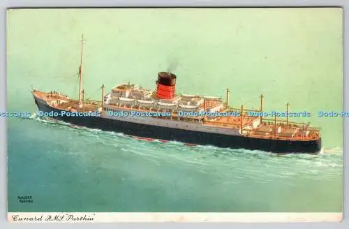 R752116 Cunard R M S Parthia Walter Thomas