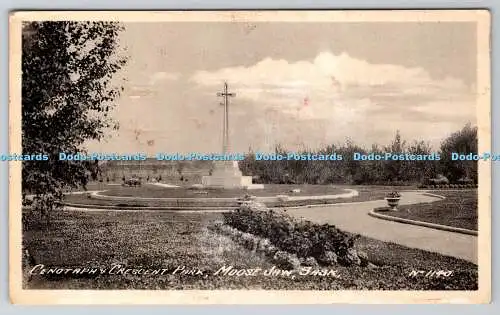 R752148 Sask Moose Jaw Cenotaph and Crescent Park The B C Printing and Litho Van