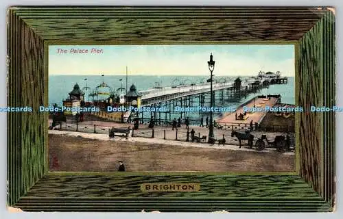 R752238 Brighton The Palace Pier Tuck Framed Gem Glosso 5793