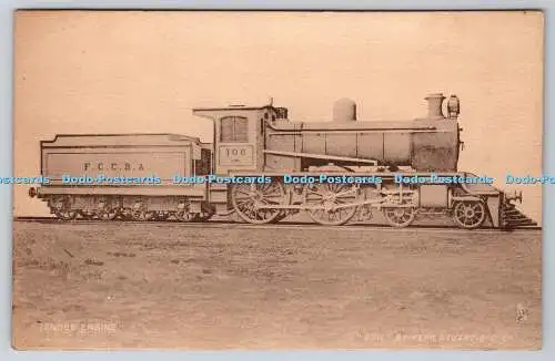 R752250 Buenos Ayres Central Railway Type 4 4 0 8 Superheated Tuck Sepia No 4983