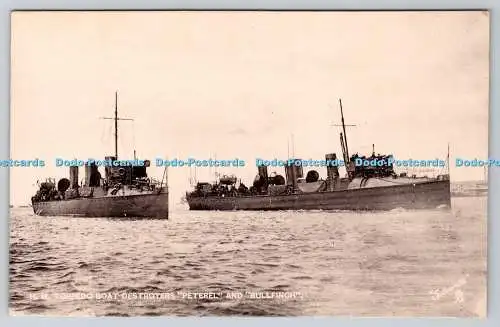 R752257 H M Torpedoboot Zerstörer Perel und Gimpel Fuck Silverette The Na