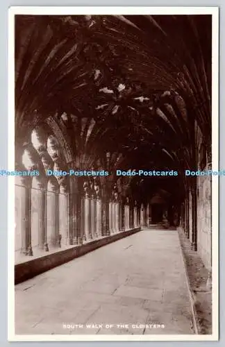 R751040 Canterbury Cathedral South Walk of the Cloisters Raphael Tuck and Sons S