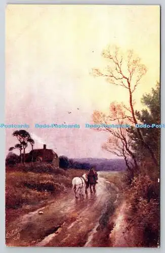 R751221 Die Landschaft Raphael Tuck und Söhne Oilette Postkarte Nr. 9856