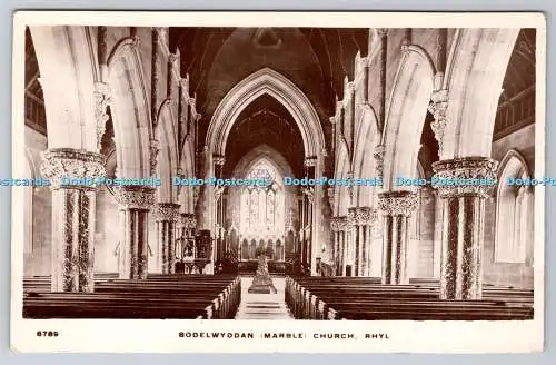 R752490 Rhyl Bodelwyddan Marble Church W H S Kingsway Echtfoto Serie 1910