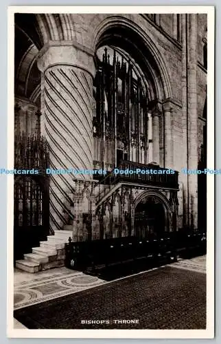 R751353 Bischofsthron Durham Kathedrale Raphael Tuck and Sons RP
