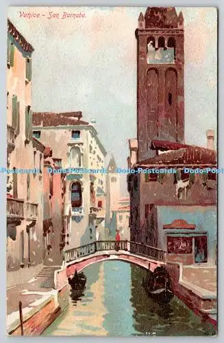 R752728 Venedig San Barnaba Tuck Art Serie 1011