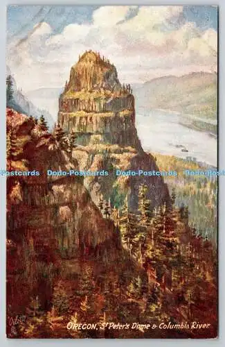 R751484 Oregon St Peter Dome and Columbia River Raphael Tuck and Sons Oilette Nr.