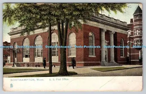 R751547 Northampton Mass U S Post Office Raphael Tuck and Sons Raphotype No 5746