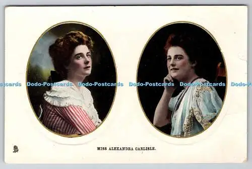 R751576 Miss Alexandra Carlisle Raphael Tuck and Sons Duo Gem Postkarte 5782