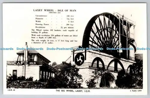 R751585 I o M Laxey The Big Wheel Raphael Tuck and Sons Ltd RP