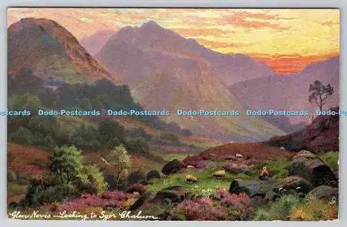 R751615 Glen Nevis Blick auf Sgor Chalum Raphael Tuck and Sons Oilette Postkarte