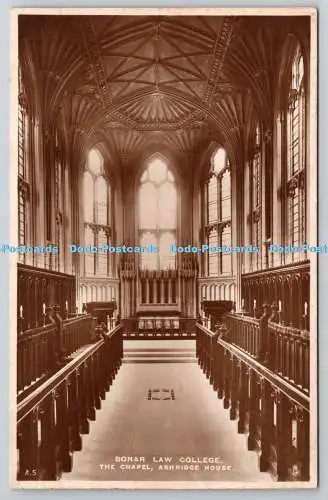 R752880 Bonar Law College The Chapel Ashridge House Tuck RP