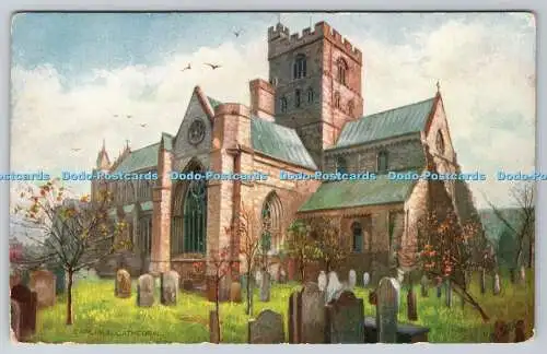 R751637 Carlisle Cathedral Raphael Tuck and Sons Oilette Postkarte 7290